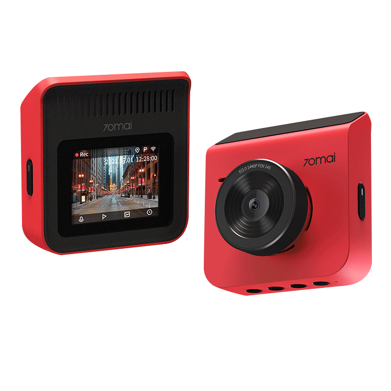 Оригинальная глобальная версия 70mai Dash Cam A400 Автомобильный регистратор 1440P Автомобильный видеорегистратор 145FOV APP управление поддержка Rear Cam двойного видения