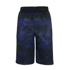 Pantalones cortos de baloncesto de sublimación de dos caras de alta calidad con bolsillos Precio razonable Ropa de baloncesto hecha en paquete - Product Image 6
