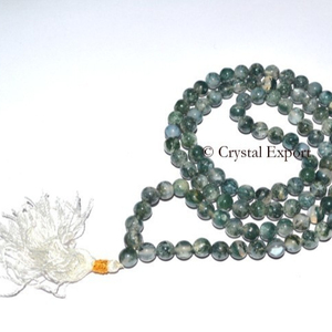 ข้อเสนอที่ดีที่สุดสำหรับ Moss Agate Japmala | รับ Moss Agate Japmala | ช้อปสำหรับ Moss Agate Mala - Product Image 1