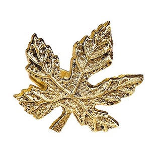 Rond de serviette en métal de luxe porte-mouchoirs fait à la main de qualité supérieure classique élégant nouveau rond de serviette de luxe - Product Image 6