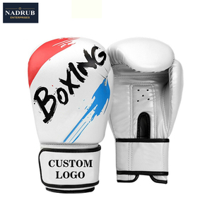 Gants de boxe professionnels de haute qualité en cuir Rexiene, design personnalisé, fermeture auto-agrippante unisexe, impression silicone - Product Image 5