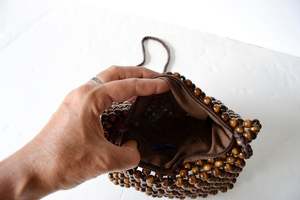 Bolsa de cuentas de madera hecha a mano de Vietnam - Product Image 5