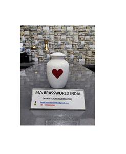 Urna de cremación de aluminio Pet pintada a mano, urna de cremación de marca para cenizas de mascotas - Product Image 1