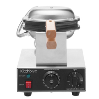 Équipement de cuisine Machine à gaufres à bulles électrique avec minuterie et contrôle de la température Vente en gros