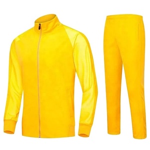 Survêtement vierge personnalisé décontracté ensemble de jogging 2 pièces Gym Fitness survêtements ensembles grande taille hommes vestes et pantalons de survêtement survêtements - Product Image 5