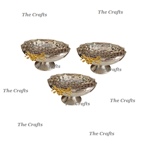 Bol à fruits en acier inoxydable et en aluminium avec bol de service de qualité exclusif pour salade et fruits - Product Image 3