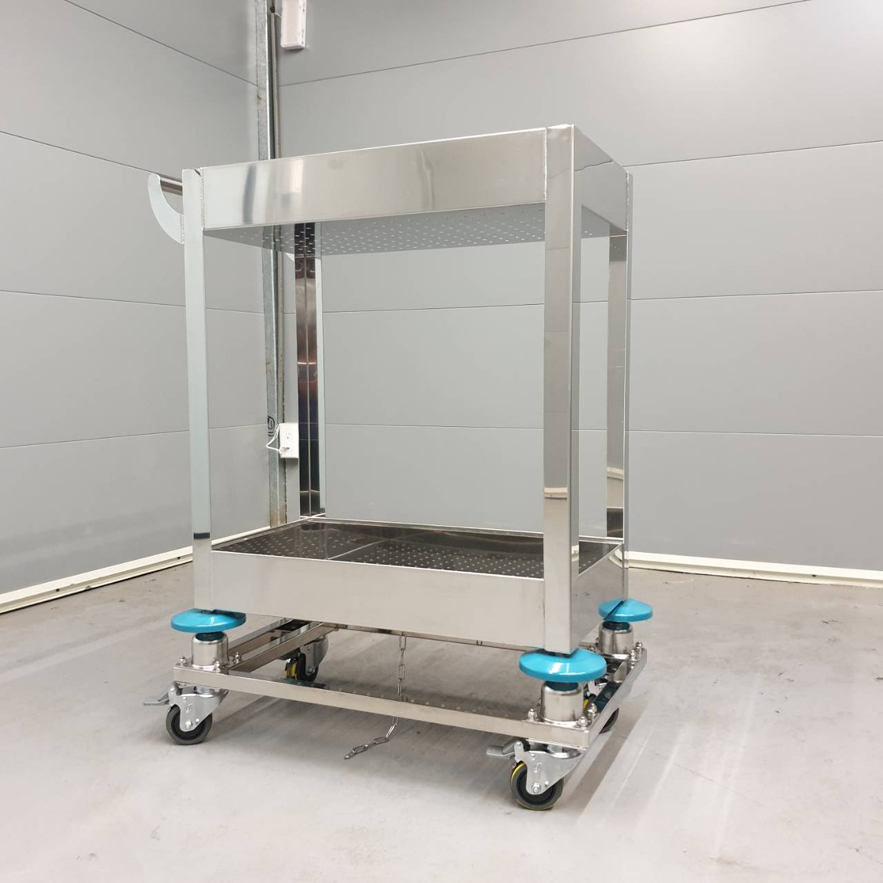 Переносной стол-Тележка из нержавеющей стали