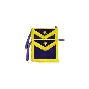 Étui de rangement classique de haute qualité pour insignes maçonniques (PVC souple) – Porte-tablier fait main, couleur et forme personnalisables, OEM Provincial - Product Image 4