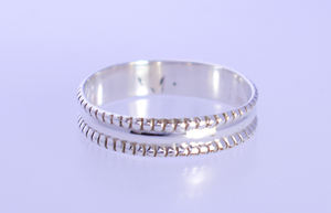 Banda de diseñador minimalista de Plata de Ley 925, ajuste en blanco, anillo liso de fundición de Metal, joyería fina para mujer - Product Image 4