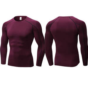 Maillot de bain à manches longues pour hommes, LOGO personnalisé Mma, Surf Rush gardes, imprimé Rashie, Protection UV, gilet à séchage rapide, Protection contre les éruptions cutanées pour hommes - Product Image 4