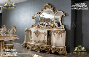 Juego de mesa de comedor tallada a mano de lujo francés Juego de mesa de comedor de diseñador Royal Rich Look Sillas de mesa de comedor de Estilo Vintage europeo - Product Image 3