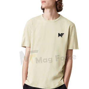 เสื้อยืดผู้ชายผ้าฝ้ายแท้ สตรีทแวร์ ทรงปกติ แขนสั้น คอกลม เป็นมิตรกับสิ่งแวดล้อม ระบายอากาศได้ดี น้ำหนัก 180 กรัม - Product Image 4