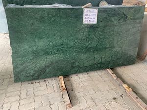 แผ่นหินอ่อนสีเขียวอินเดียแผ่นพื้นห้องครัวขัดผนังบันไดแผ่นใหญ่ทนทาน - Product Image 4