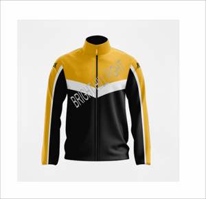 Vêtements de sport décontractés pour hommes en gros, survêtements de jogging, survêtements zippés pour hommes, survêtements de jogging d'entraînement en polyester, coupe-vent en nylon pour hommes - Product Image 1