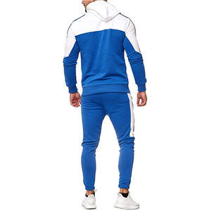 Chándal personalizado de poliéster para hombre, chándal de empalme de Color de alta calidad, gran oferta - Product Image 3