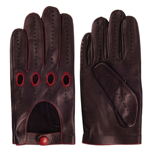Guantes de conducción de piel de cabra transpirables personalizados accesorios de moda para exteriores para deporte ciclismo viaje-hecho de cuero Casual - Product Image 3