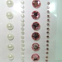 Autocollants en acrylique avec cristaux de strass 8mm/4mm, forme diamant, couleurs mélangées, bricolage, cadeaux promotionnels personnalisables