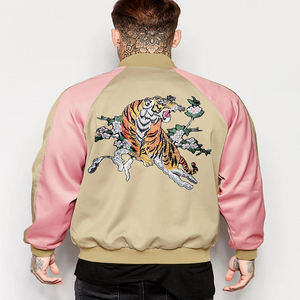 Chaqueta Bomber Personalizada de Lona para Hombre, Talla Grande, Transpirable, Ecológica, Impermeable, Cortavientos, Informal y Ligera - Product Image 3