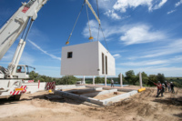 Construcción de Casa Modular Prefabricada de Concreto y Cemento de la Más Alta Calidad
