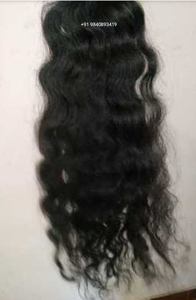 Extensiones de cabello Remy virgen de 20 pulgadas de origen indio, cabello humano de alta calidad de estilo de onda recta negra Natural - Product Image 2