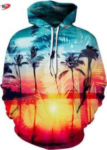 Pull à capuche personnalisé 3D imprimé par sublimation prix de gros sweats à capuche en tissu polyester avec impression de logo personnalisé pour hommes femmes - Product Image 3