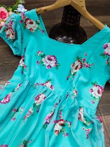 Robe maxi à perles, couleur bleu ciel, pour femmes,, tenue élégante, exportation par Royal - Product Image 4