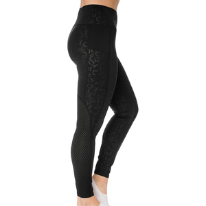 Collants d'équitation confortables à poignée pour femme, collant noir, tenue d'équitation, de course, à la mode, confortable, 1 pièce - Product Image 1