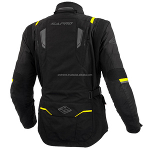 Export Quality Textile Long Touring Jacket for Professional Riders Men Windproof Flame-Retardant Waterproof Manufacturer Private - Product Image 2
