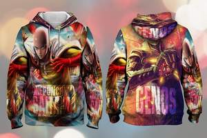 Venta al por mayor de impresión completa personalizada jersey de sudaderas con capucha - Product Image 6