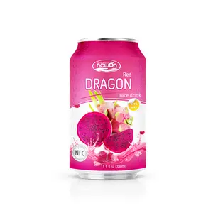 2020 New Design Custom Tropische Dragon Fruit Drink Aluminium Kan Voor Fruit En Groente Sap
