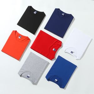 La última Camiseta de algodón 100% para hombres Tela de Jersey cómoda con patrón sólido - Product Image 2