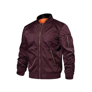 Men's Winter Waterproof Breathable Quick Dry Polyester/Cotton Embroidered Bomber <b>Jacket</b>-Customizable Size & Color OEM Service - Product Image 2