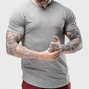 Custom design crewneck slimfit gym <b>builders</b> casual comfortable T-shirt - Product Image 5