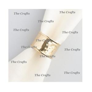 Anneau porte-serviettes en métal doré couleur or taille personnalisée anneau de serviette hôtel restaurant à bas prix - Product Image 1