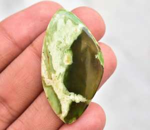 โครเมี่ยมหิน Chalcedony Cabochon,โครเมี่ยมหินโมรากึ่งมีค่าสีเขียวโครเมี่ยมหินหลวม - Product Image 5