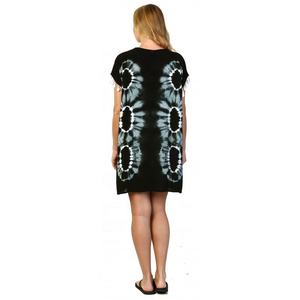 Fabricant et grossiste de tunique de couverture en rayonne avec broderie par teinture pour femmes - Product Image 2