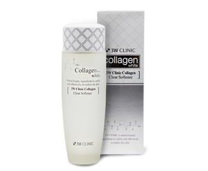 โทนเนอร์บำรุงผิวหน้า 3W Clinic Collagen White Clear Softener 150 มล. ช่วยเติมความชุ่มชื้นและปรับผิวให้กระจ่างใส ผลิตภัณฑ์บำรุงผิวหน้าจากเกาหลี  K-Beauty สเปรย์สำหรับผิว - Product Image 1