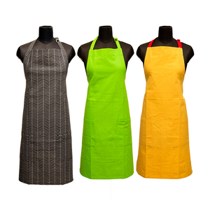 Tablier de cuisine 100% coton pour hôtel, tablier de chef, tablier à bavette, taille personnalisée, logo personnalisé, vente en gros, fabrication OEM, fabriqué en Inde - Product Image 1