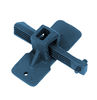 Abrazadera de cuña para encofrado industrial VAISHNAV FA-1014 con pasador de acero forjado y cuerpo de fundición maleable para uso en construcción