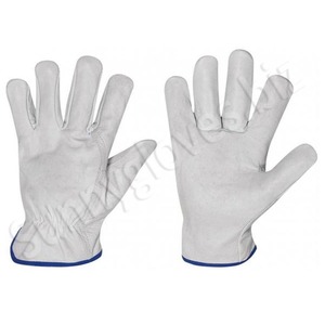 ถุงมือทำงานหนังวัวสีขาว,ถุงมือทำงานสำหรับการจัดสวนพร้อมความปลอดภัย - Product Image 4