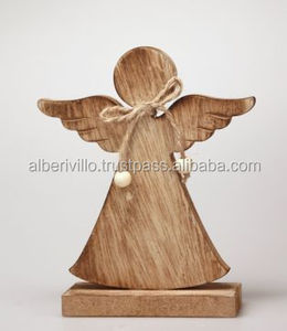 Mesa de árbol de Navidad de madera hecha a mano Showpiece 2024 Adorno de Navidad Venta Decoraciones Árboles de Navidad hechos a mano - Product Image 5