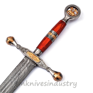 Espada de Metal Plateada de Una Sola Cara, Inspirada en El Señor de los Anillos, Lista para la Batalla, con Funda y Armadura (Smk1959) - Product Image 4