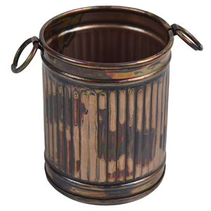 Mini seau suspendu en fer et métal, Pot de plantes vertes, jardinière, plantes colorées, pour jardin, balcon, - Product Image 3