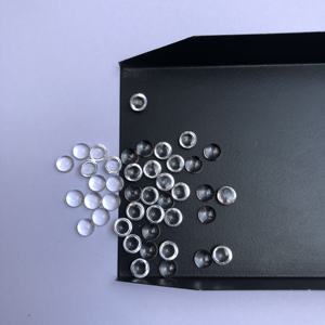 ท็อปาสสีขาวธรรมชาติ 4 มม. ทรงกลมแบนกลับปรับเทียบ Cabochons ผู้จัดจําหน่ายอัญมณีหลวมออนไลน์ในราคาโรงงานขายส่งอาลีบาบา - Product Image 1