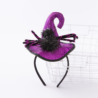 Haiwin — casquette déguisement pour Halloween, sorcellerie, avec bandeau, chapeau et couvre-chef bon marché, pour fête costumée