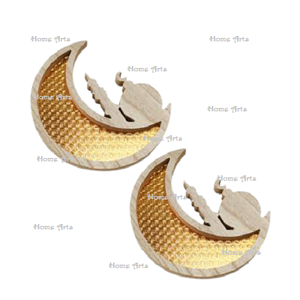Ensemble de deux plateaux à dessert pour le Ramadan de conception avantageuse composés de deux plateaux à dates de taille et de forme personnalisées pour l'hôtel - Product Image 1