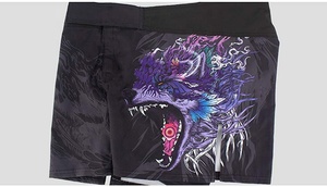 Short MMA conçu sur mesure pour hommes Vêtements d'arts martiaux sublimés pour le combat BJJ Boxe Grappling-Short de grappling de haute qualité - Product Image 4