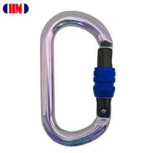 Mousqueton en aluminium de type O 23KN pour l'alpinisme - Product Image 1