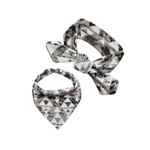 Baberos de algodón orgánico para bebé, Bandana con diseño personalizado para bebés y niños pequeños, Bandana con estampado Digital - Product Image 1