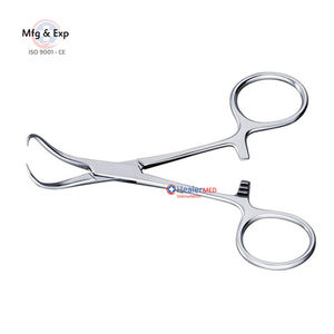 Pinzas para toallas Backhaus / Pinza para toallas Backhaus de 13 cm con mango de bloqueo de acero manual, la base de los instrumentos quirúrgicos - Product Image 2